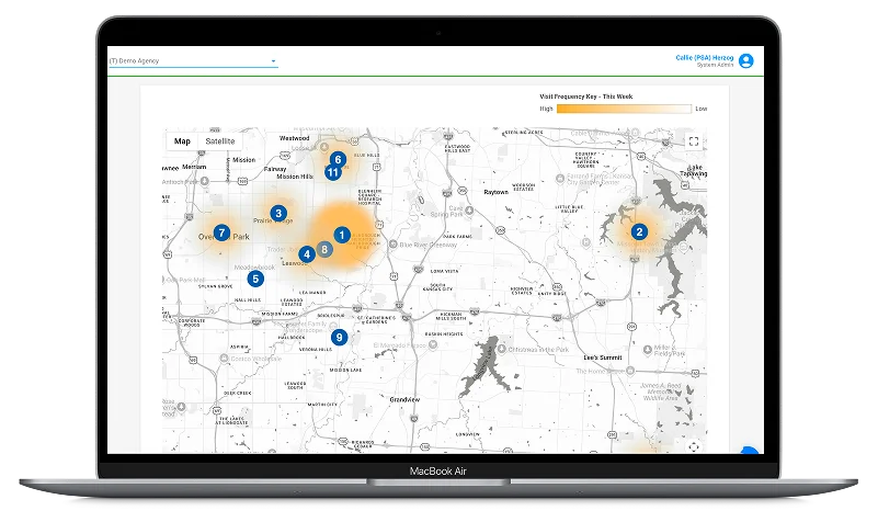 RePath People and Places map with exclusion zones